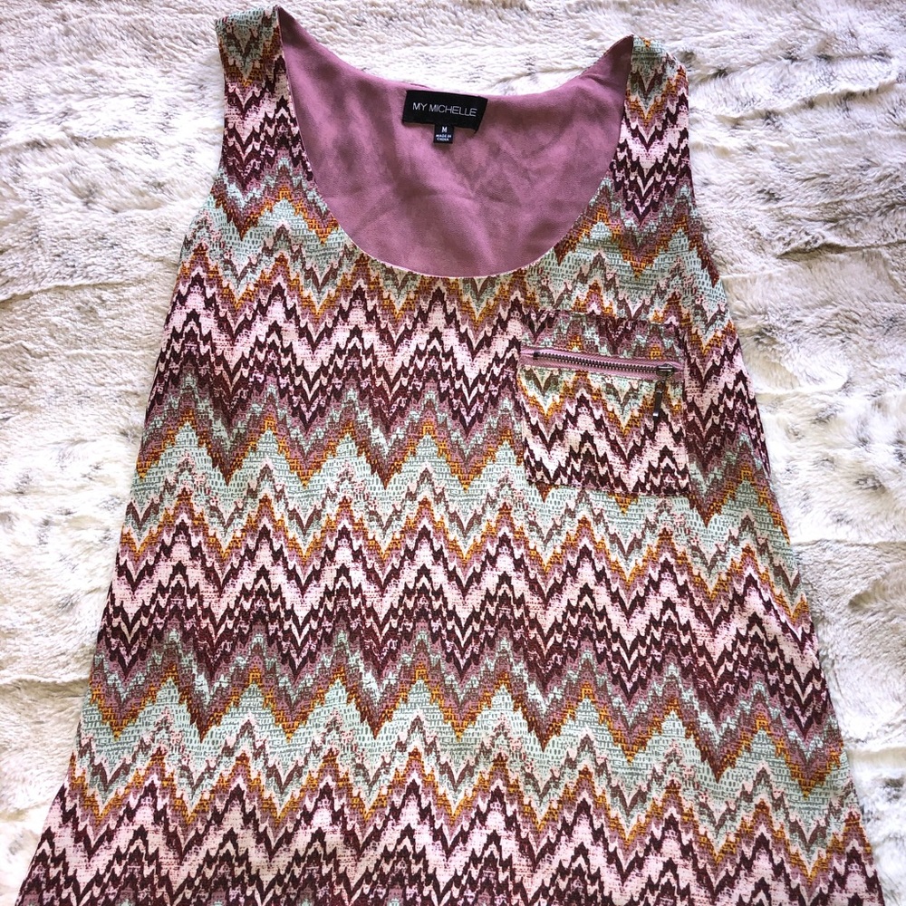 patterned tank top